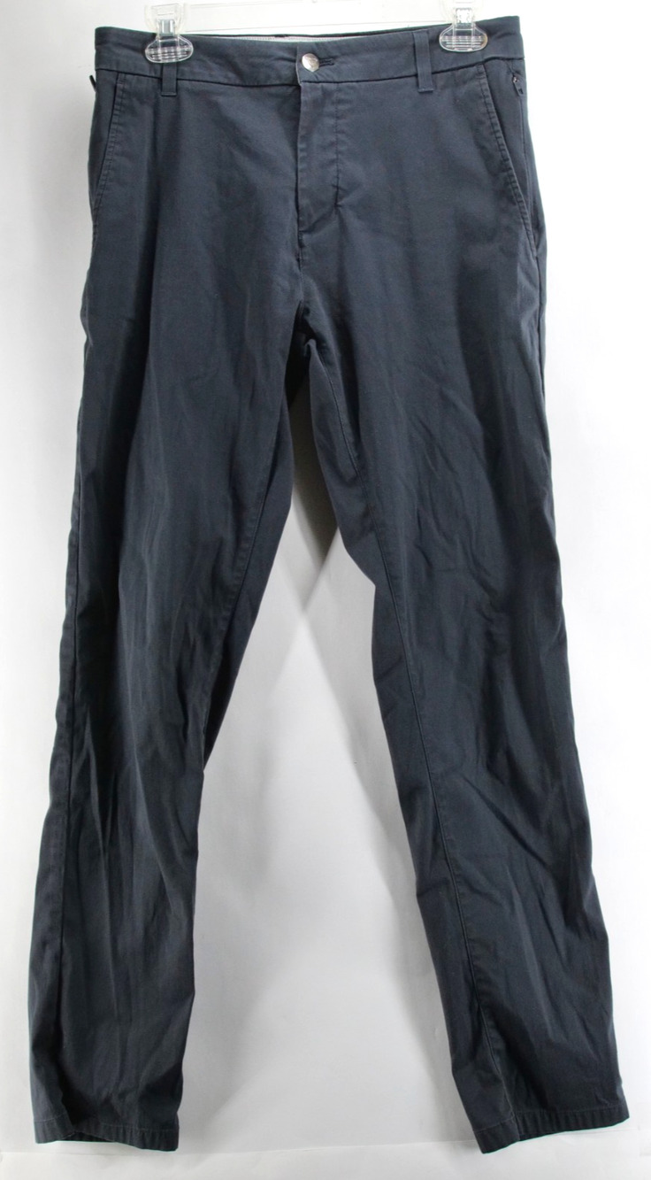 Birddogs Pants Mens 30x32 Blue Chino Stretch Performance Zip Pocket